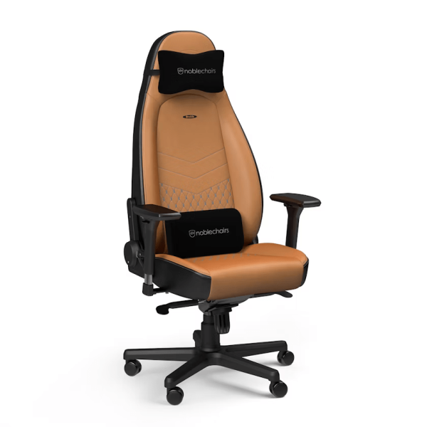 Noblechairs ICON Real Leather Cognac/Black Noblechairs ICON Real Leather Cognac/Black